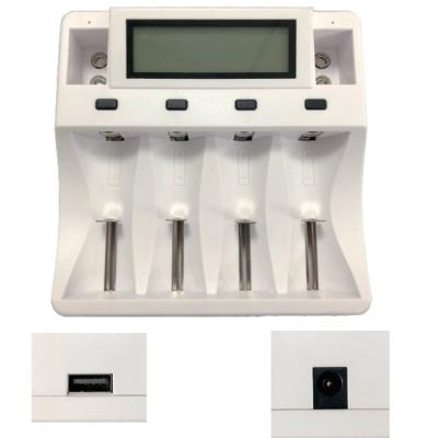 China cargador elegante 12V 2A del cargador de batería de litio USB LCD en venta