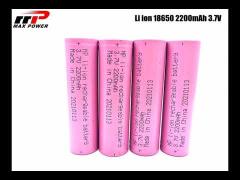 2200mAh 3.7V 18650 Lithium Ion Batteries 2000 Cycles