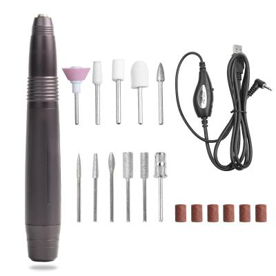 China Jimdoa OEM/ODM Stainless Steel Custom Your Own Pen 18000RPM Mini Nail Drill Handle Handpiece Logo Electric Nail Art Drill Machine for sale