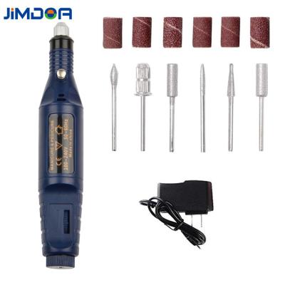 China Jimdoa Factory Wholesale Plastic Electric Nail Drill Machine Professional Low Noise 20000RPM Portable Nail Drill Pen for sale