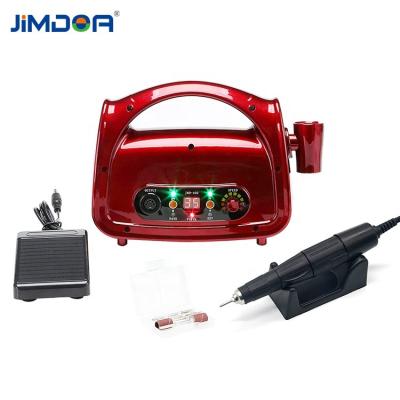 China Nail Art Beauty Jimdoa Low Vibration Nail Drill Manicure 35000 Machine Beauty Salon Equipment Vacuum Nail Drill Manicure for sale