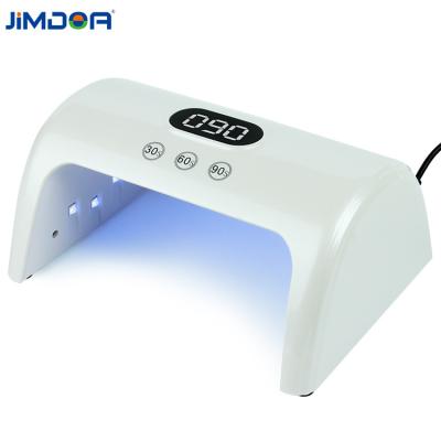 China Professional Direct Selling ABS Jimdoa Led Gel Nail Lamp Customized Logo Mini Electric Uv Lamp Led Nail Lamp for sale