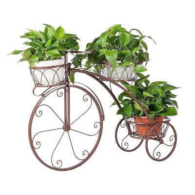 China Europe iron flower stand art for balcony decoration for sale