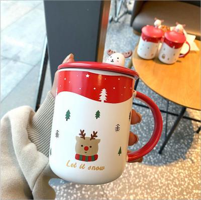 China MG76 Christmas Viable Products Present Ceramic Mug Cup 2021 Gifts Set Bulk for sale