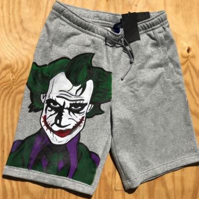 China Active Athletic 100% Cotton Cartoon Sublimated Pants Elastic Waist Shorts Mens Shorts xmsx for sale