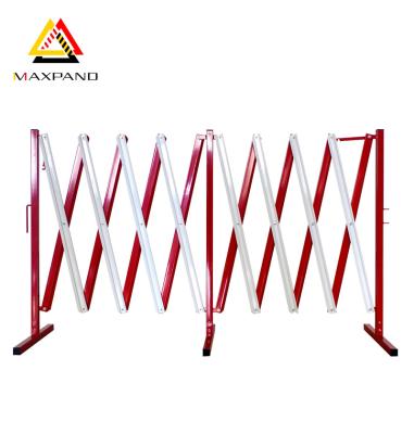 China Can be added to MAXPAND Wheel Metal Barricade Crowd Control Construction Road Traffic Expanding Barrier for sale