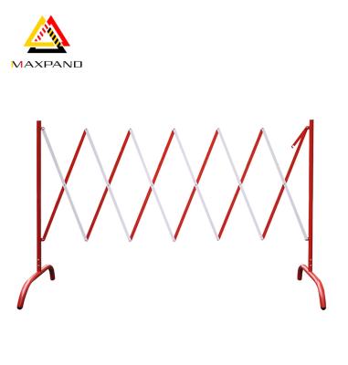 China Use as Outdoor Temporary Raod Retractable Folding Traffic Expanding Crowd Control Safety Barrier Scissor Isolation MAXPAND Metal Parking Barrier for sale