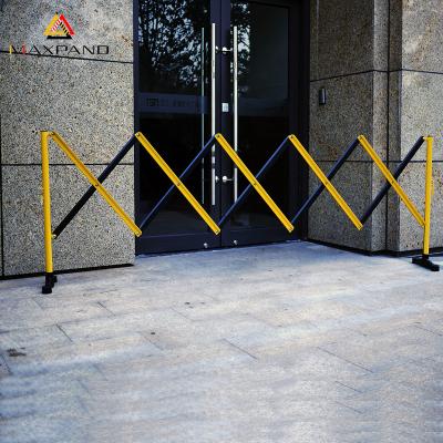 China Can be added to wheel MAXPAND factory sales easily assembled safety barricade parking barrier Metal Sliding Temporary expandable barrier for sale