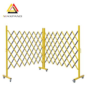 China MAXPAND Rodent Proof Aluminum Outdoor Durable Palisade Portable Security Accordion Barrier Easily Assembled for sale