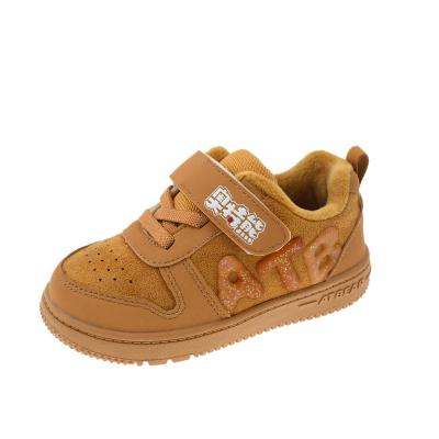 China 2022 Factory New Micro Casual Liar Kids Thermal Leather Casual Kids School Kids Anti-skid Sneakers Wholesale for sale