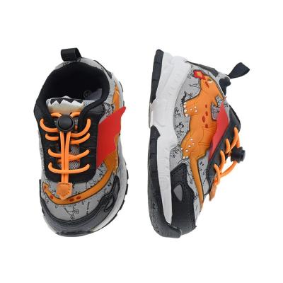 China Hot Selling New Children's Low Top Shoes Light Weight Breathable Low Top Dinosaur Dinosaur Sports Shoes for sale