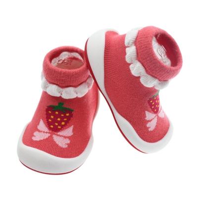 China Factory Supply Direct Baby Toddler Sneakers Breathable Soft Base Crochet Rubber Non-slip Baby Shoes for sale