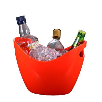 China KAIXIN Bottle Holder Promotion 2L Cost-Effective Plastic PC Ice Bucket for KTV, Lounge, Nightclub, Bar, Bar, Restaurant, Party for sale