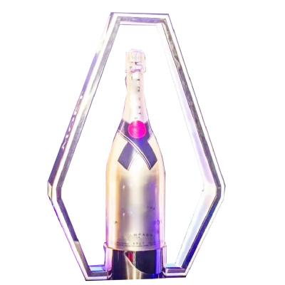 China KX0098 Bottle Holder Miami Nightclub Vendor Champagne Vodka Bottle VIP Service Bottle Tray Presenter Glorifier for Bar, Party, Bar for sale