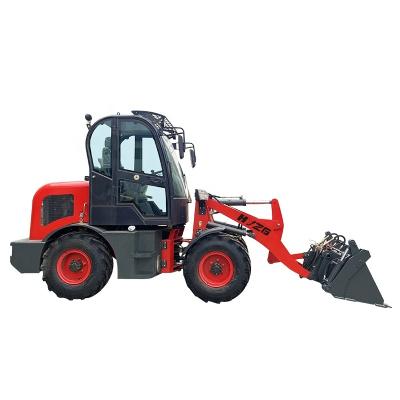 China HUAYA 0.8T 1 TON European mini construction material stores design wheel loader for sale