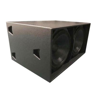 China Show Dual 18 Inch RCF 1600W Peak Subwoofer Speaker Passive Bass Audio Sound System for sale