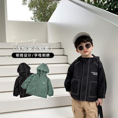 China 2021 Autumn New Children's Jacket Spring Baby Hooded Spring Baby Jacket Breathable High Quality Boys And Girls Jacket for sale