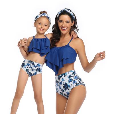 China New Style Parent-child Swimwear Amazon Breathable Wholesale Hot Sale Printed Bikini for sale