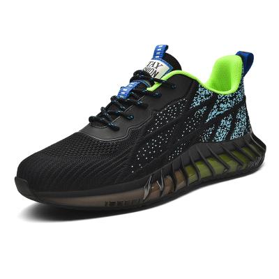 China Fashion\Comfortable\Durable\Wholesale Outdoor Breathable Knitted Wear-Resistant Lightweight Shoes\Lit Fabric Fashion Running Shoes Men's Sports Shoes for sale