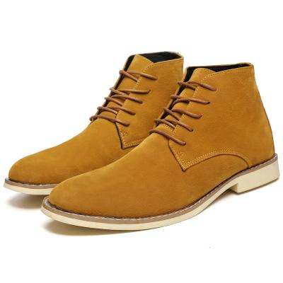 China New Fashion Lightweight Martin Boots Casual Leather Boots Large Size High Top Suede Led Toe Men Boots for sale