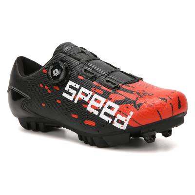 China Independ Buckle New Professional Sports Shoes Outdoor Breathable Large Size Mountain Bike Shoes Mens Cycling Shoes for sale