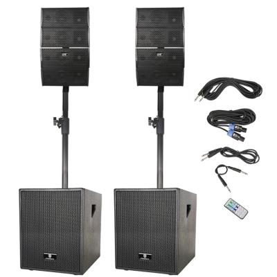 China No Party Multimedia 12 Inch 2.1 Home Theater PA Karaoke Column Active Array Subwoofer DJ Loudspeaker Box And Horn System Set for sale