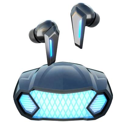 China New Best 5.2 Tooth Earbuds Gaming In-Ear 2023 Headset TWS 9D Wireless Earphone LED Brand Low Latency Stereo High Fidelity Blue Professional Gamer for sale