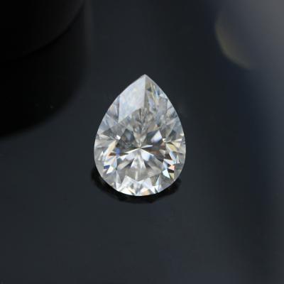 China Good Quality Fire D Color Color Play Or Pear Shape Loose Moissanite Diamond With GRA Certificate VVS Moissanite for sale