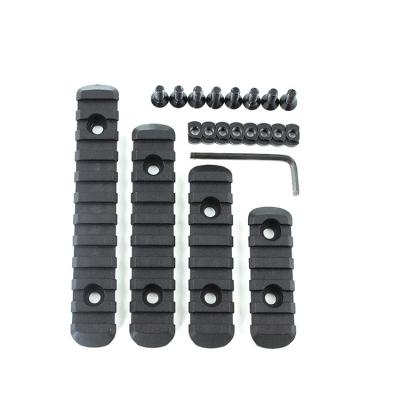 China China nylon manufacturer hot sale professional black 5slot7slot9slot11slot m-lok m-lok mount railset nylon rail for sale