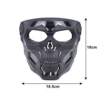 China factory direct sale bk/de/od half-face hot steel mesh half-face mesh paintball tactical mask for sale