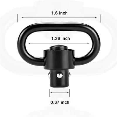 China Tactical Gun Sling Adapter Buckle Low Price QD Sling Mount Sling Swivel Push Button Quick Release Swivel Mount Adapter For Hunting for sale