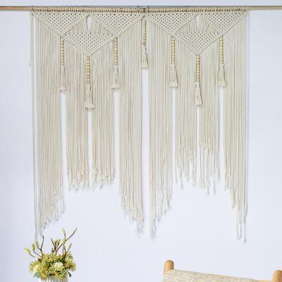 China Modern Rustic Home Accessories Large Macrame Wall Hanging Above Bed for sale