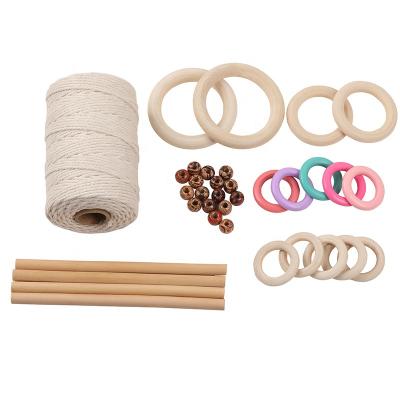 China Traditional diy macrame starter kits with multiple colors of cords for sale