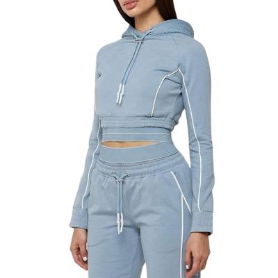 Κίνα Wholesale Breathable Hooded Sweater Casual Pants Sports Two Piece Pants Set Sportswear Ladies 2 Piece Set Women προς πώληση