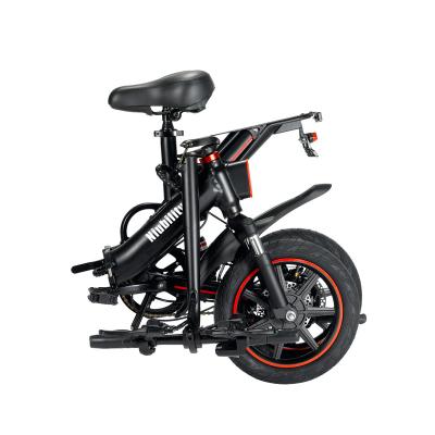 China Mini Ebike EU WAREHOUSE B14 14INCH 400W FOLDING SUPER LIGHTWEIGHT CITY BICYCLE DOUBLE BIKE ELECTRIC SUSPENSION for sale