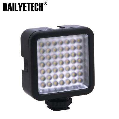 China 49 LED Flash Photography Flash Lamp Fill Light Video Light Lamp For Mobile Phone Action Camera DE-CA025 for sale