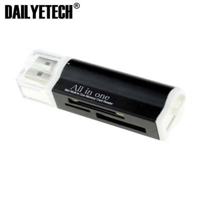 China Card Reader Adapter All In One USB2.0 High Speed ​​SD/TF/MS/MMC Multifunctional Memory DE-USB007 for sale