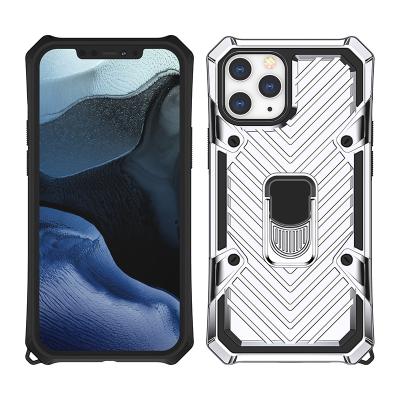 China Anti-fall Kickstand Phone Case Military Hard PC Mobile Phone Back Cover For Xiaomi Poco X3 NFC for sale