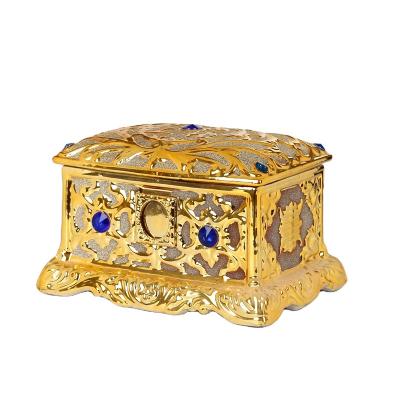 China High Quality Anti-Corrosion Golden Human Urns Ashes Adult Cremation Urn Beautiful for sale