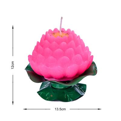 China Professional Manufacturer 13.5CM China Offering Lotus Candle Buddha Lamp For Buddha for sale