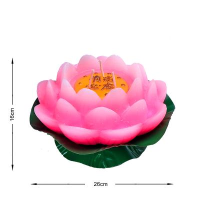 China High Quality 26CM Buddha Lamp Supply Factory Wholesale Buddha Lotus Candle for sale