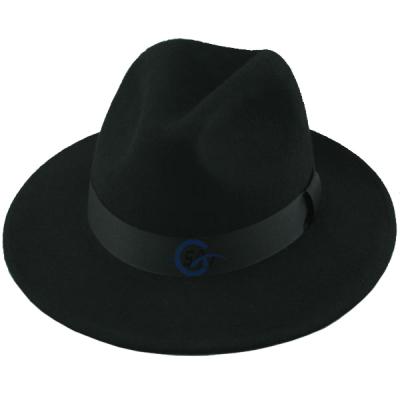 China Picture 100% Australian Wool Felt Medium Brim Felted Hat for sale