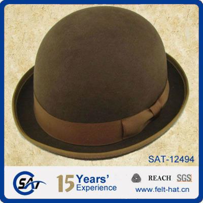 China 2014 fashion 100% wool felt waterproof pitcher tilley hats for sale