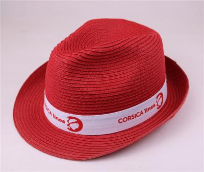 China Checked 100%paper Straw Felted Hat Hat for sale