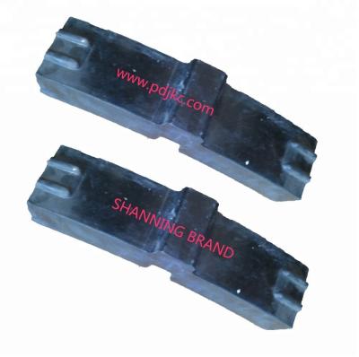 China Cast iron semi-metallic train railway brake block for sale