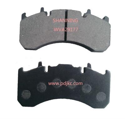 China Brake pad WVA29177 semi-metallic for Renault Magnum Premium VOLVO 2107*100*30 for sale