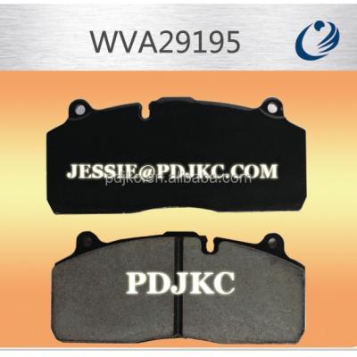 China WVA29195 &9291072 Semi-Metallic Non-Asbestos SAF Ceramic Brake Pads for sale