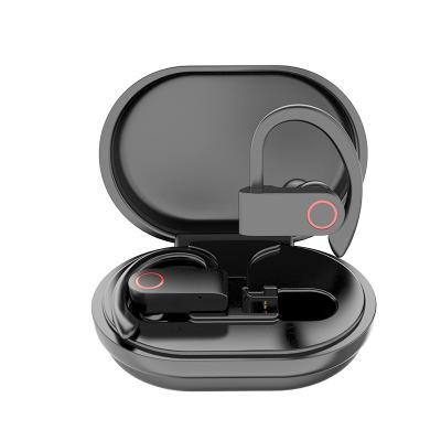 China A9 In-ear Ear-hook Tws Headphones, Long Game Time Noise Canceling Sweatproof Tws Sports Wireless Earphones With Cloth Charging Case for sale