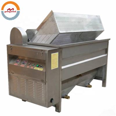 China Commercial Automatic Vegetable Nuts Frying Automatic Industrial Electric Oil Fryer Batch Gas Corn Pea Machine Peanut Cheap Price For Sale for sale