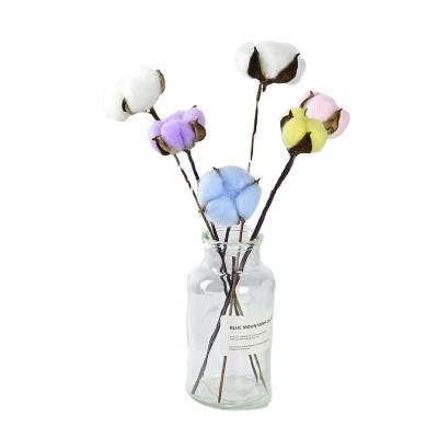 China Natural Touch Cotton Artificial Decorative Bunches Flower for sale